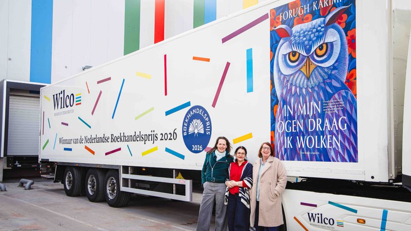 Wilco met speciale vrachtwagen de weg op tijdens de Boekenweek
