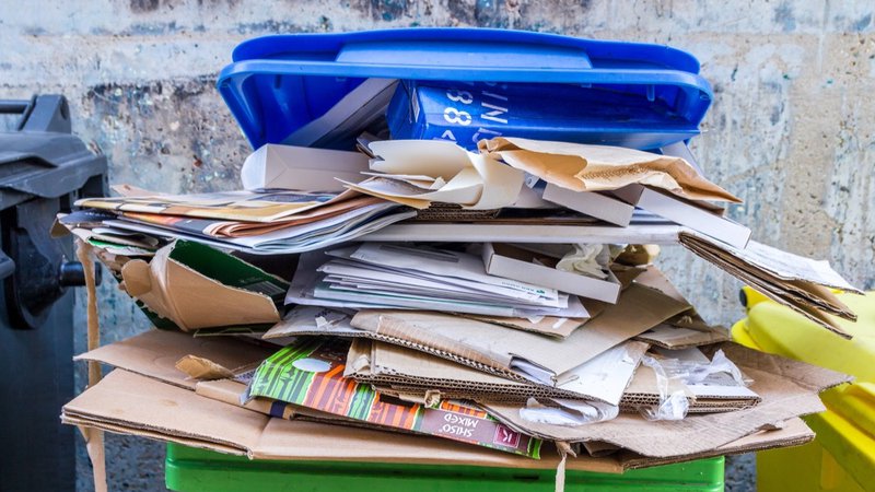 CBS: Minder papier en karton ingezameld