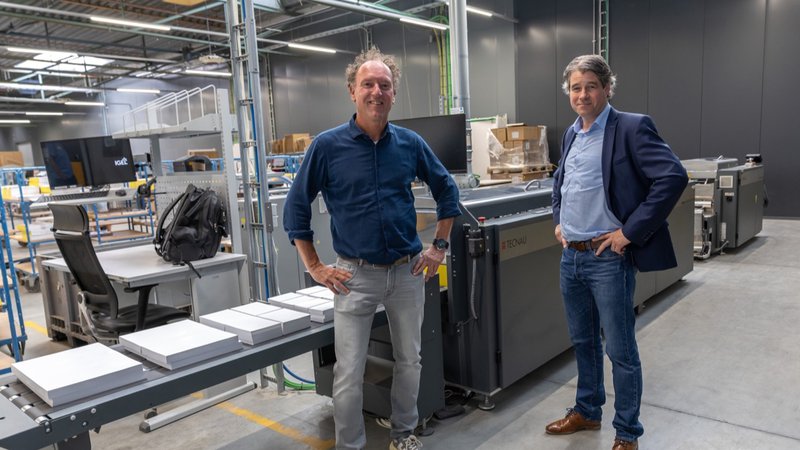 Kentie installeert nieuw Tecnau snij- & stapelsysteem bij Control Media